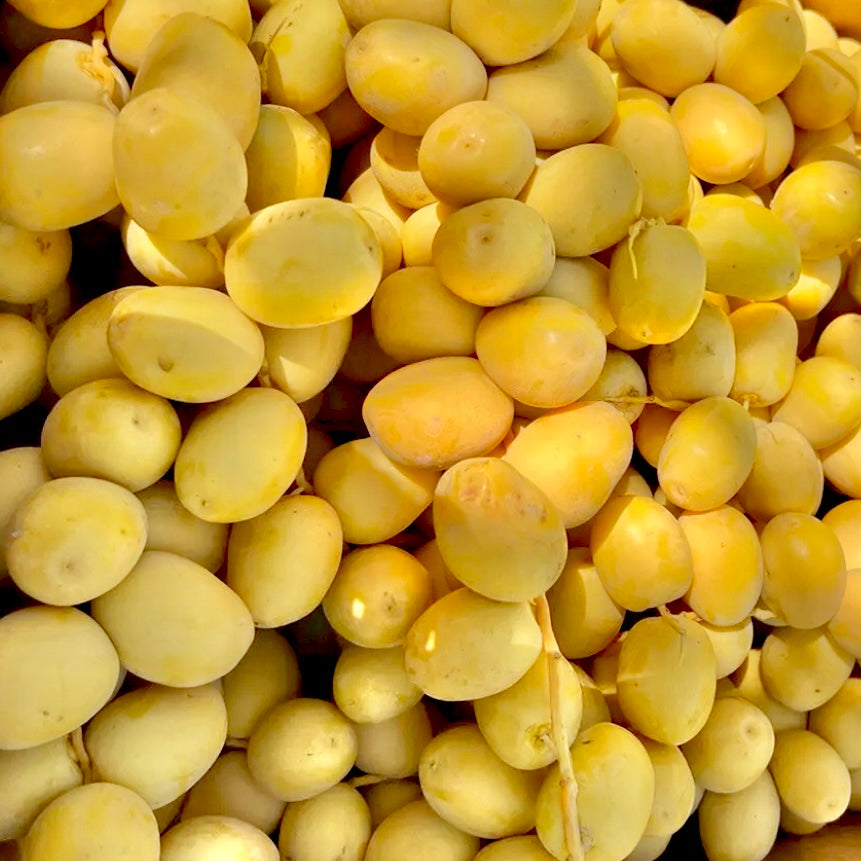 28 lbs Fresh Yellow Barhi Dates